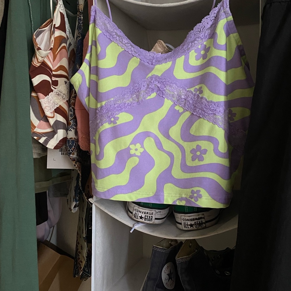 This is a top . The texture is really soft and comfortable.it has a lace design